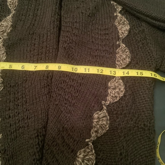 Designer Threads ALPACA made in Peru soft long cardigan sweater S/L NEW - Picture 9 of 10